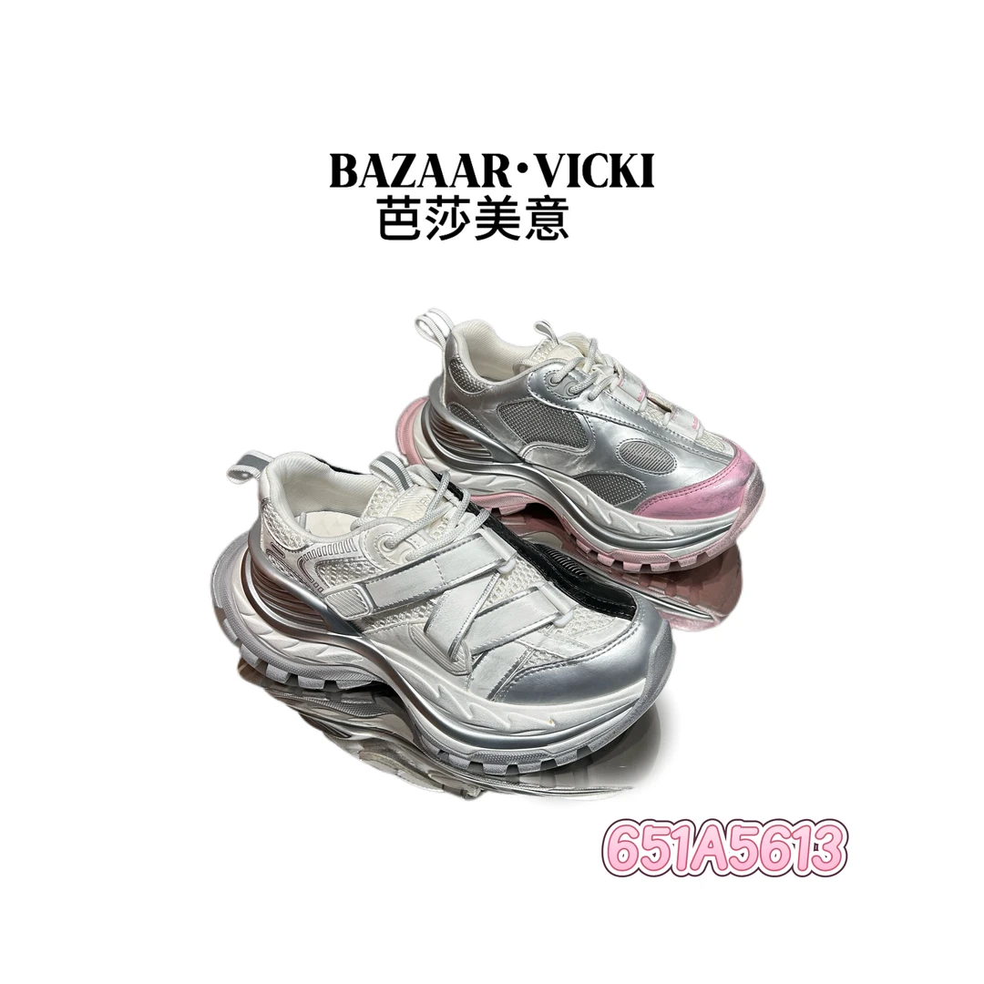 BAZAAR VICKI/芭莎美意651A5613时尚老爹鞋休闲鞋厚底网红百搭女