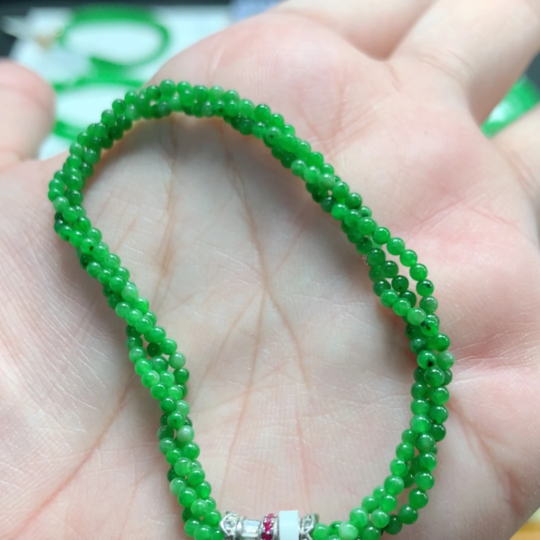 翡翠未镶嵌手链翡翠