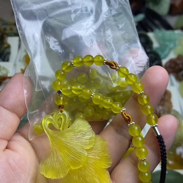 蛇纹石玉未镶嵌挂件灿***调