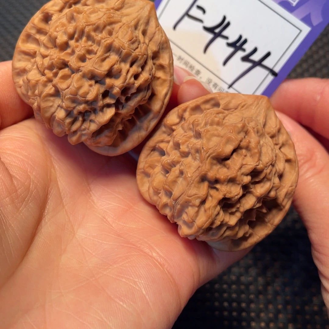 文玩核桃把件444号4.7官帽全品