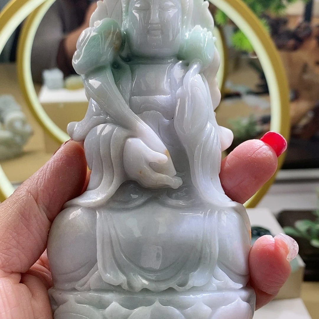【闪购商品】翡翠颈饰未镶嵌观音