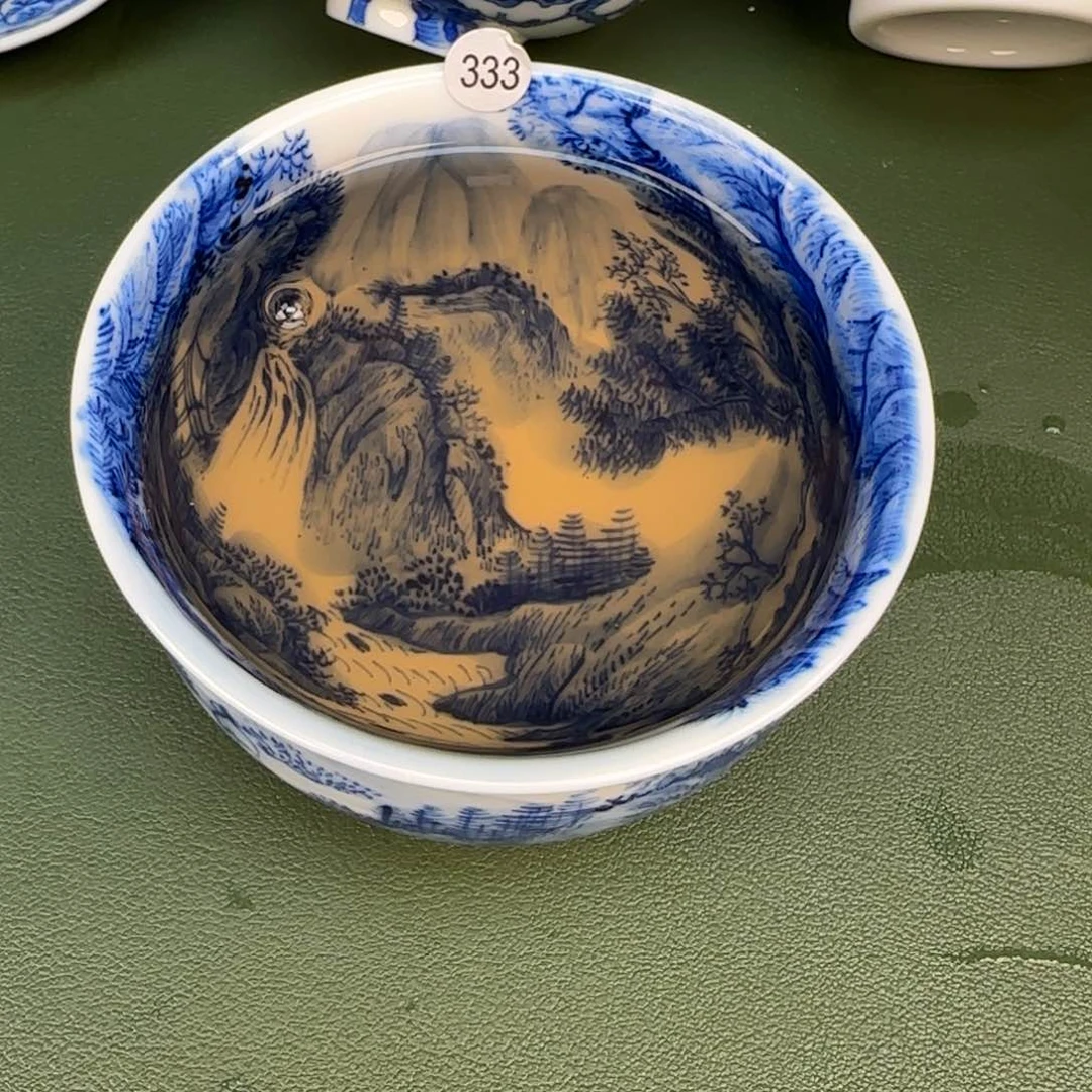 彦祖纯手工手绘茶具333