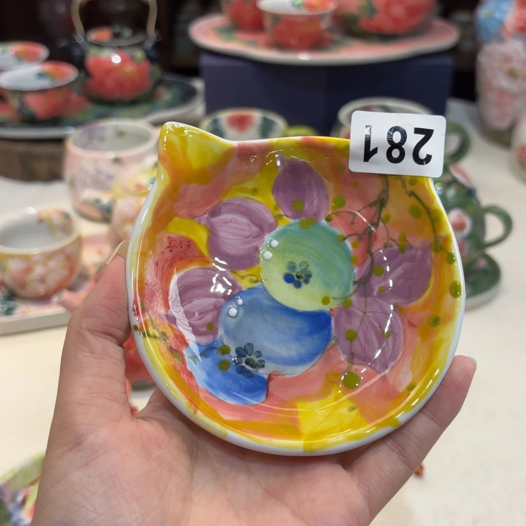 景德镇手绘高温釉下彩陶瓷茶具