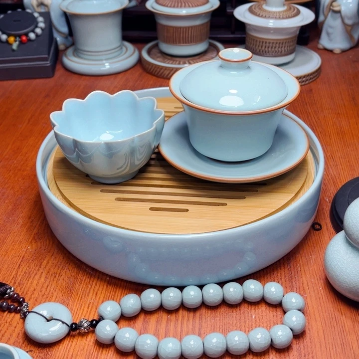 【闪购商品】汝州单壶单杯，盖碗