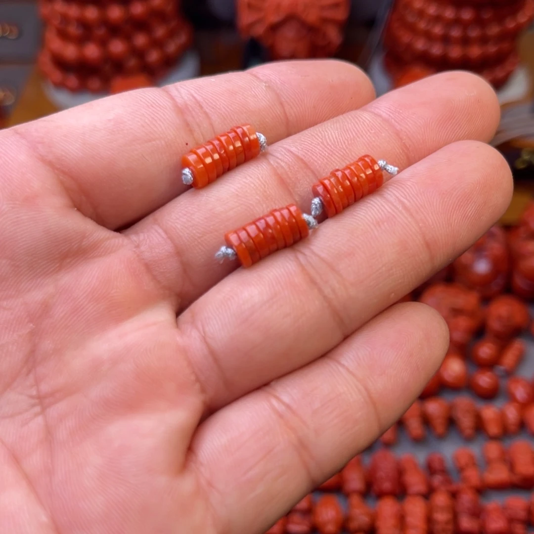 南红玛瑙未镶嵌川料精工隔片卡6m多样性发货其中一件