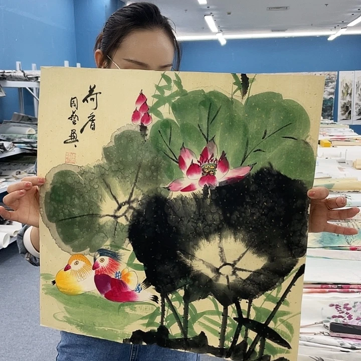 国画纯手绘国画作品