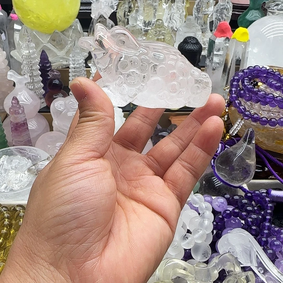 水晶车挂未镶嵌摆件