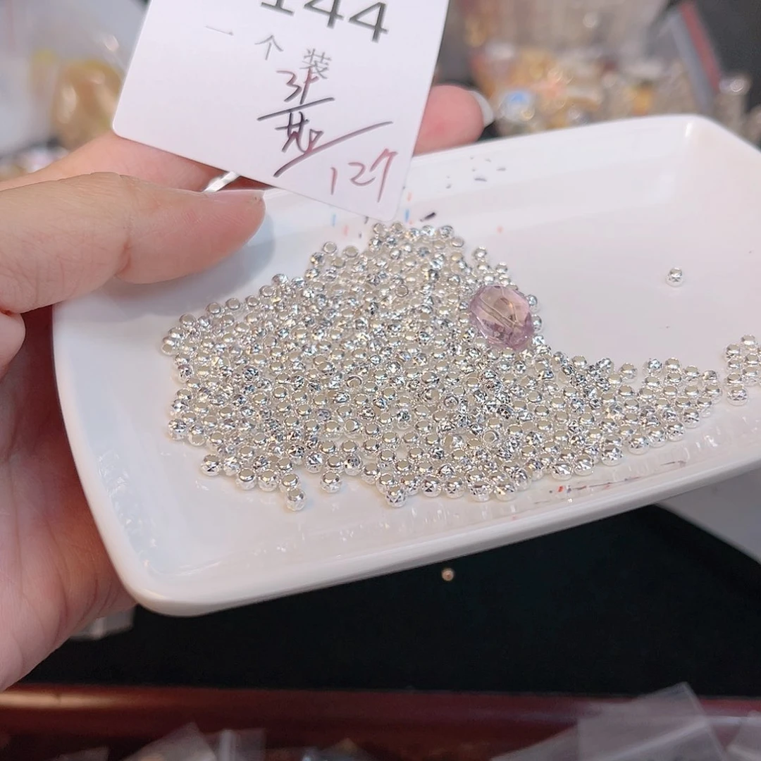 紫晶珠宝半成品银S925镶嵌144