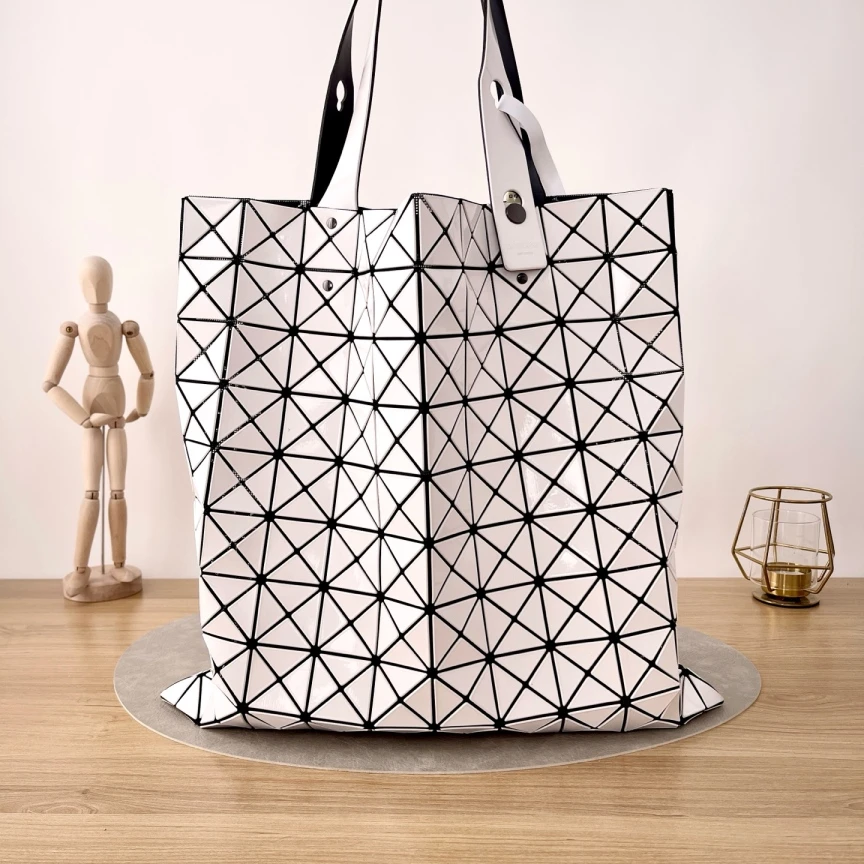 95新 Issey Miyake/三宅一生 Prism十格托特单肩包/6846