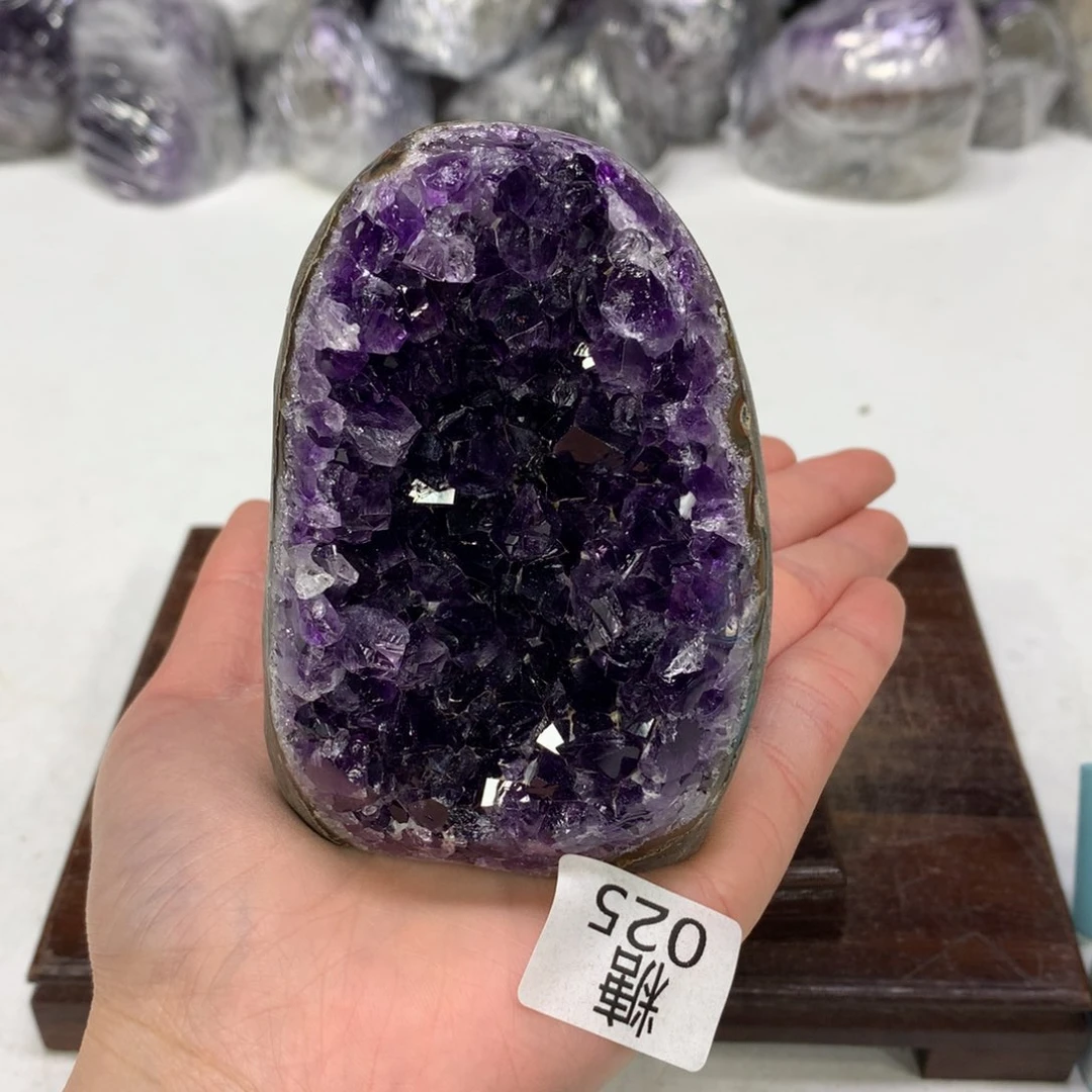 紫晶摆件未镶嵌水晶