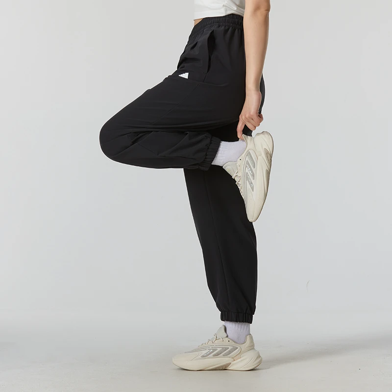 阿迪达斯 （adidas）女裤子夏季运动裤宽松弹力透气单层卫裤束