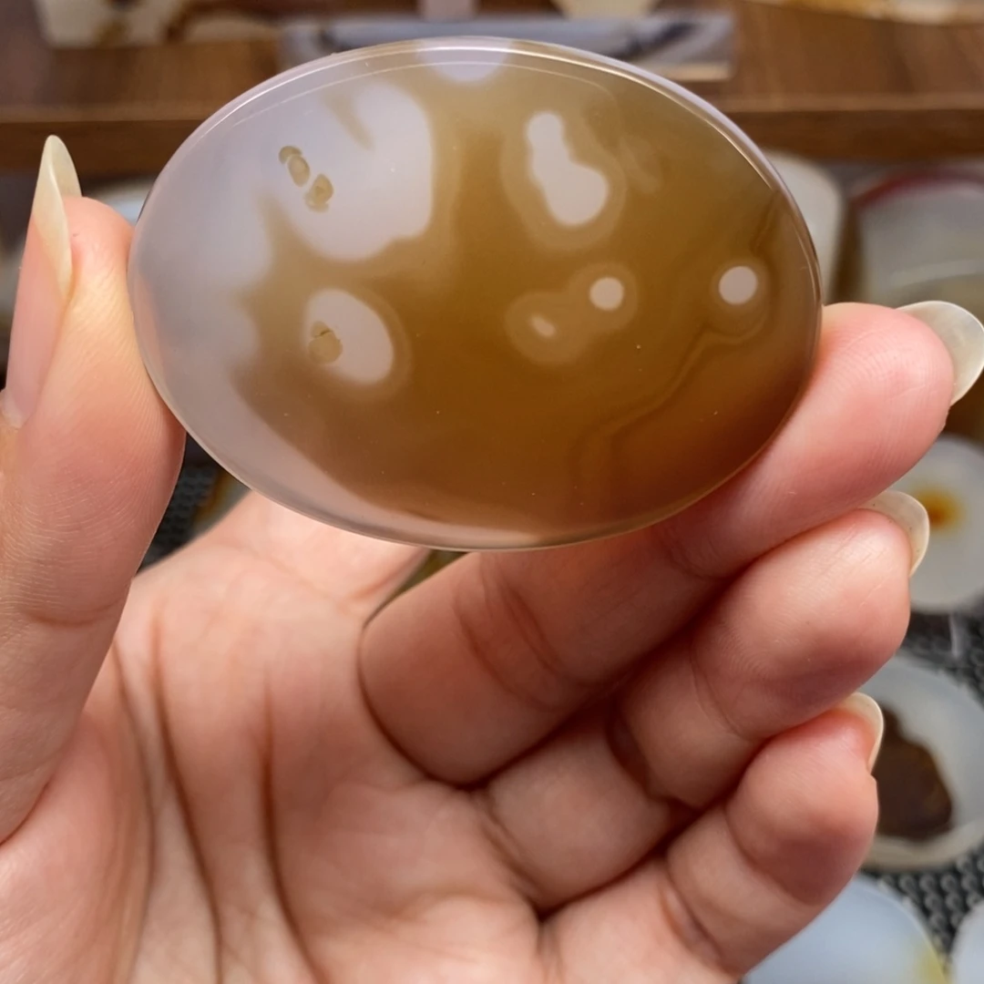 玛瑙/玉髓未镶嵌吊坠