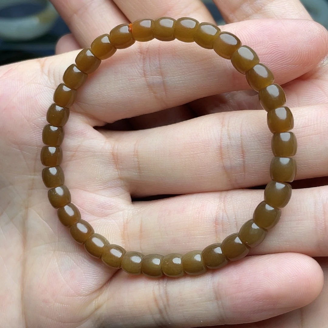 和田玉未镶嵌手串