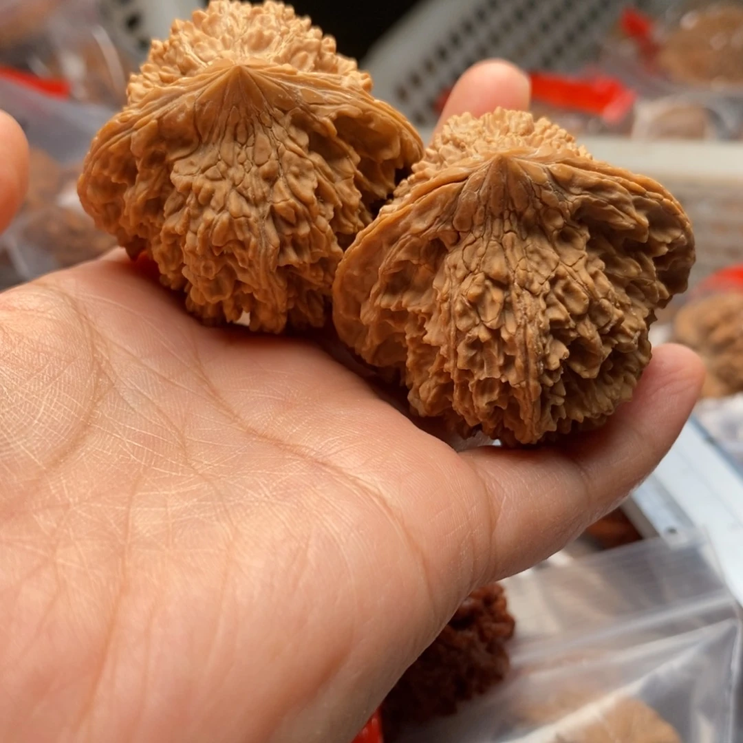 文玩核桃把件百花山47尺