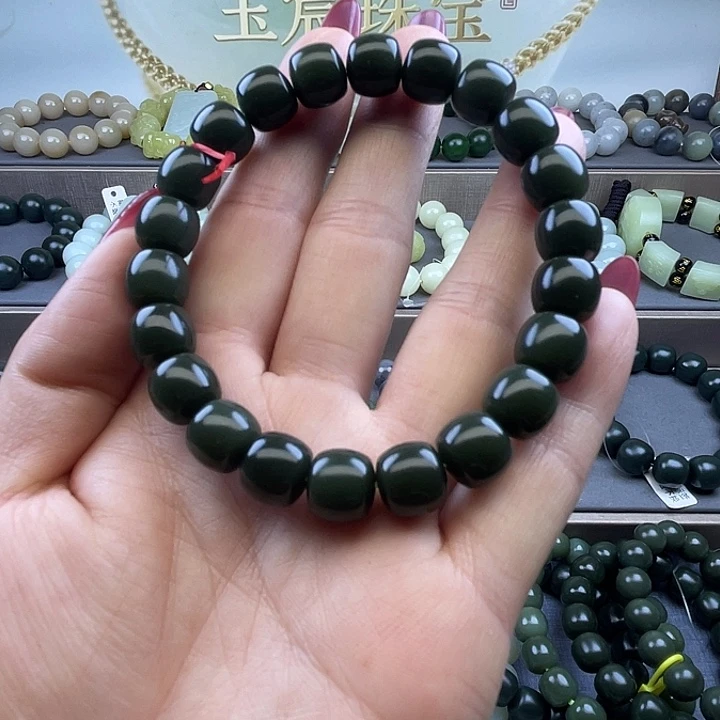 和田玉未镶嵌手链