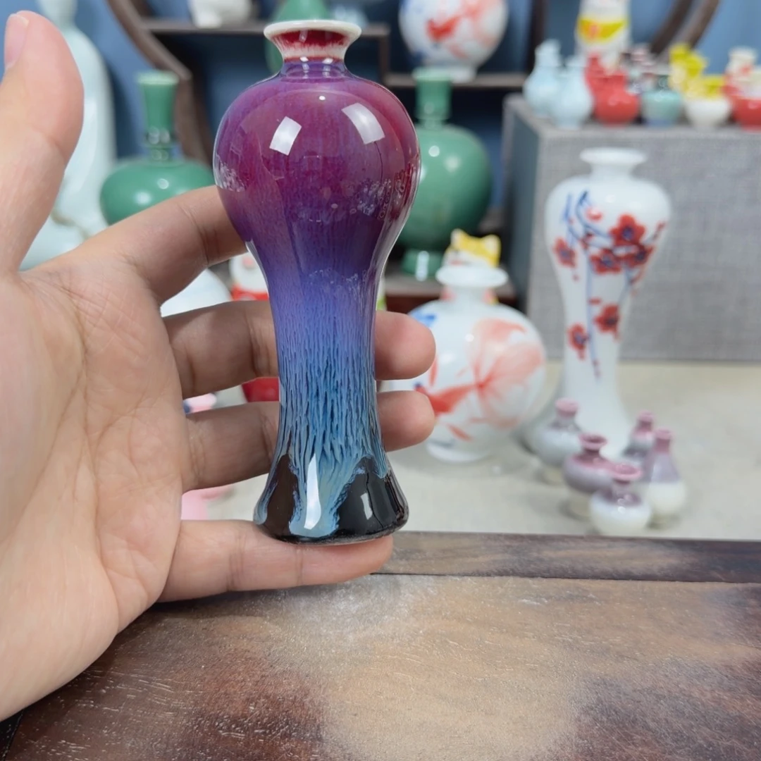 陶瓷手工小花器摆件
