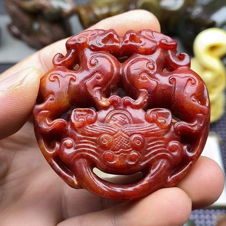 未镶嵌蛇纹石玉颈饰