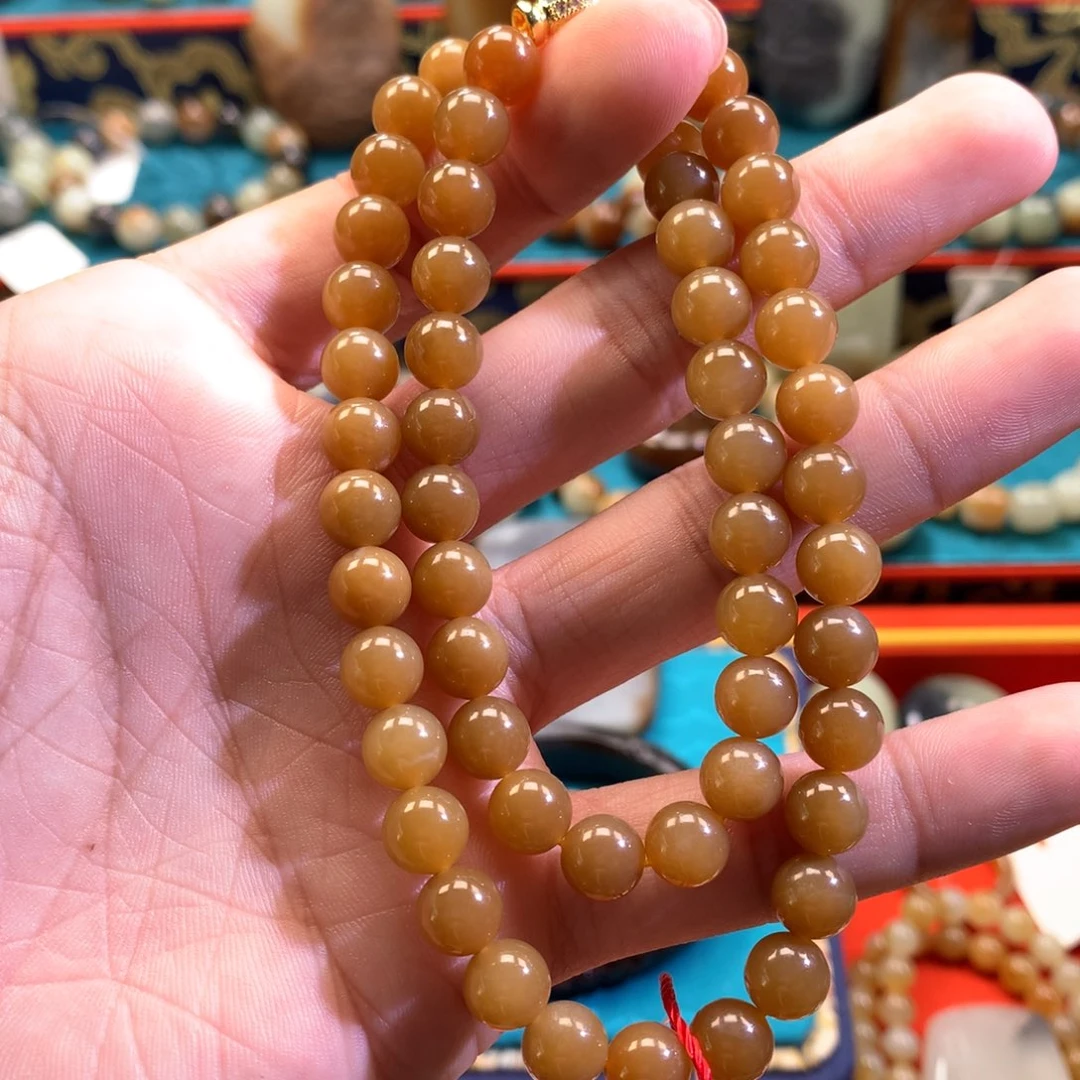 和田玉（糖玉）未镶嵌手链