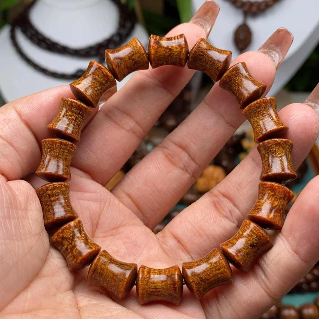 贡木手串/手链贡木13竹节果冻火焰龙