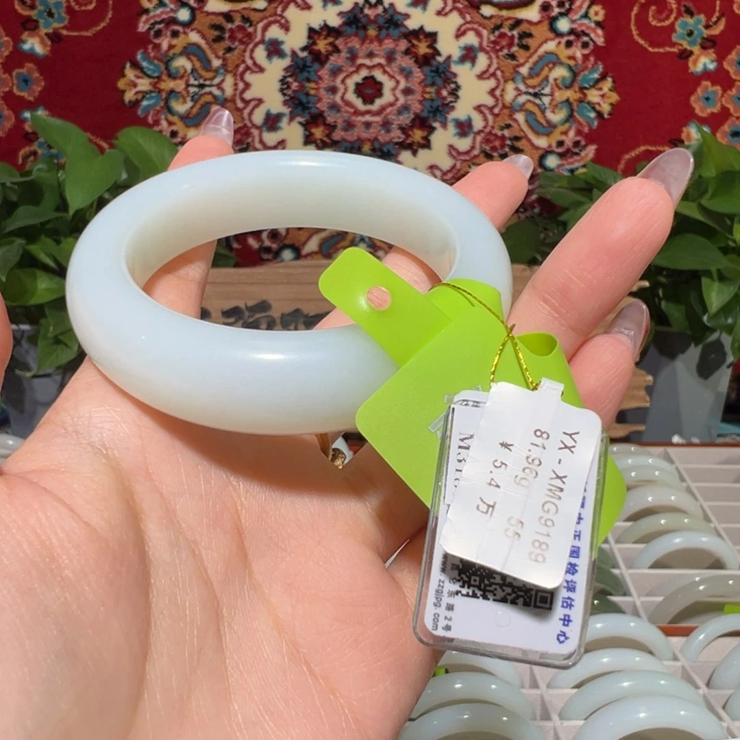 未镶嵌手镯和田玉（白玉）新疆羊脂级白玉