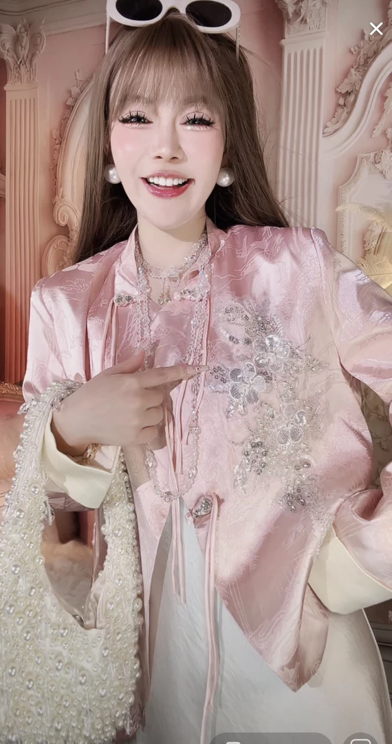 【崔】闭月 新中式外套女款盘扣外套女高级感百搭气质时尚轻奢11658