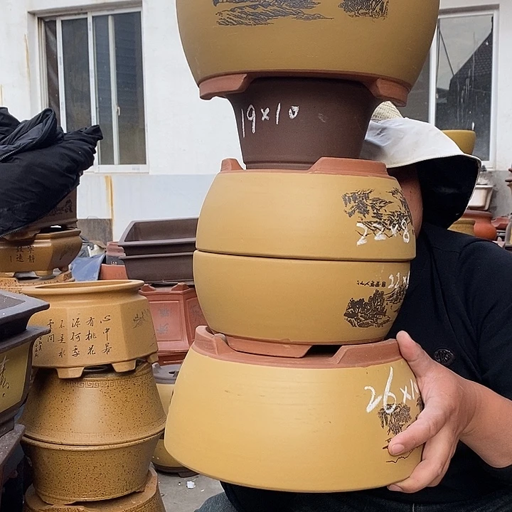 花盆紫砂宜兴紫砂