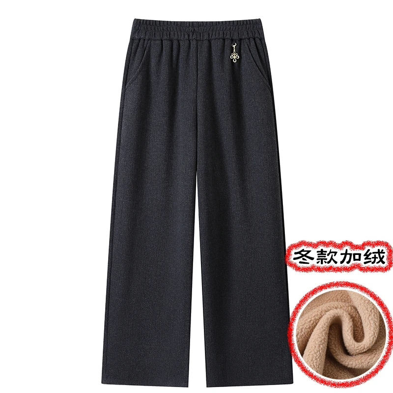 80斤-245斤特大码加厚高腰宽松百搭秋冬显瘦休闲妈妈裤