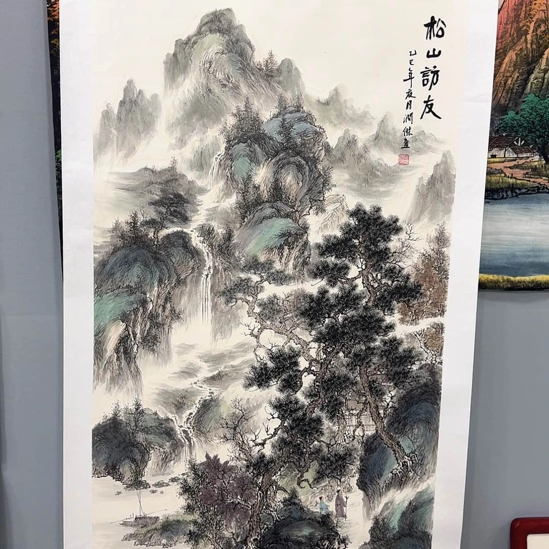 国画国画作品多次入选