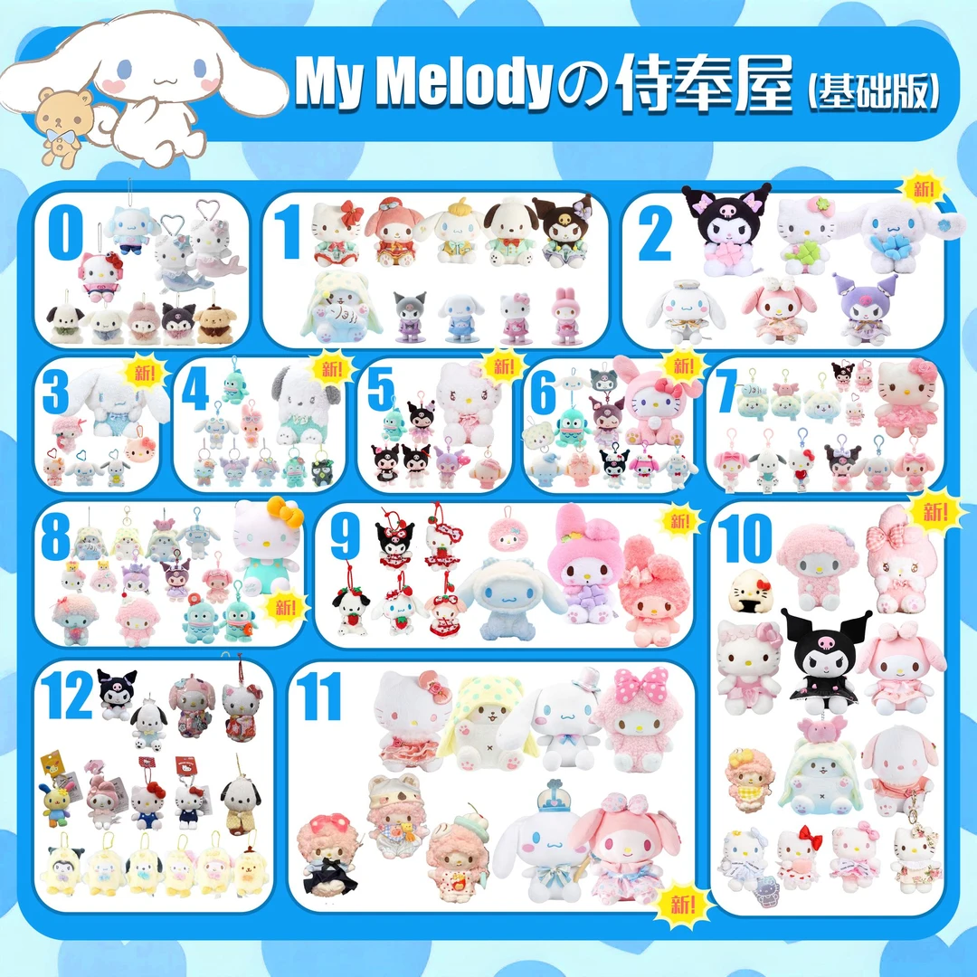 【库头专属】三丽鸥专属找对子盲盒（基础版）