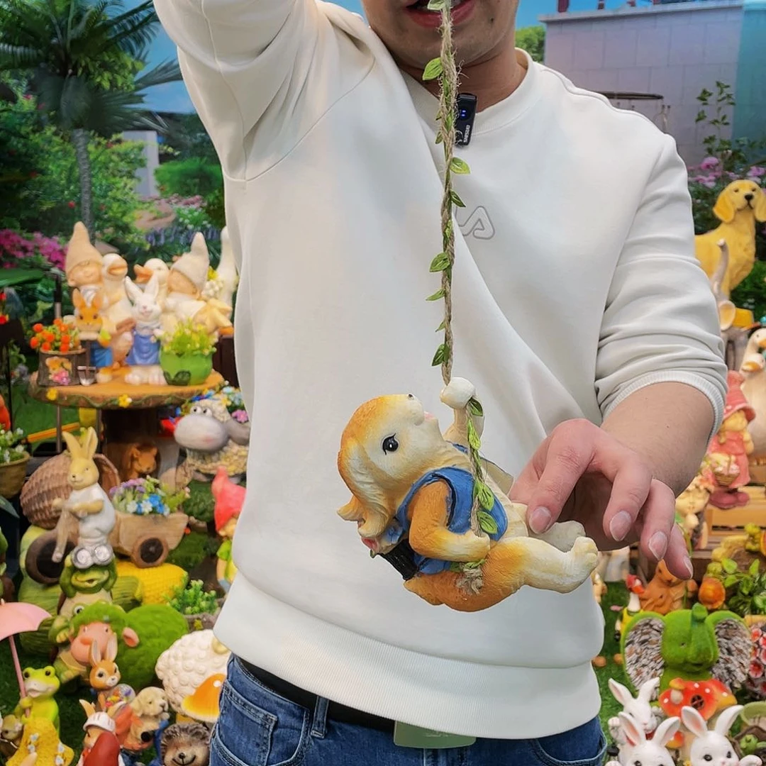 红陶花园庭院摆件