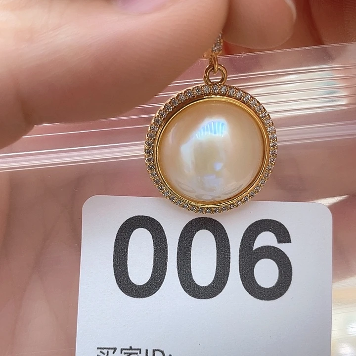 未镶嵌天然珍珠。  漏 漏 漏淡水珍珠