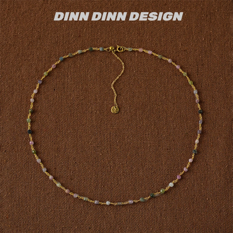 DINN DINN DESIGN 钛钢项链 度假系列彩色珠珠项链