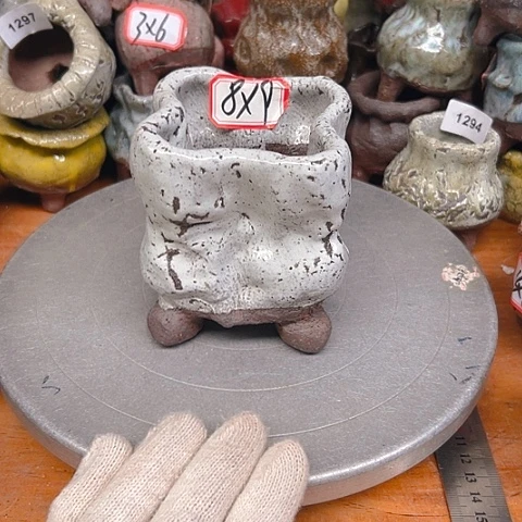 粗陶花盆手工手工花盆