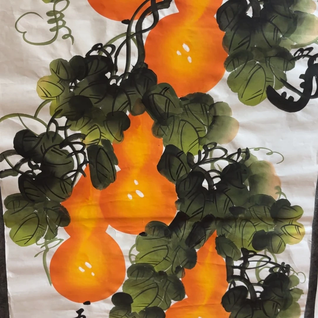 国画黎玲画家作品花鸟山水精品手绘