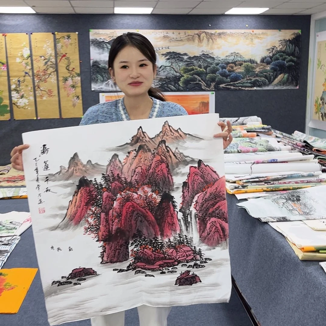 国画作品全场放漏