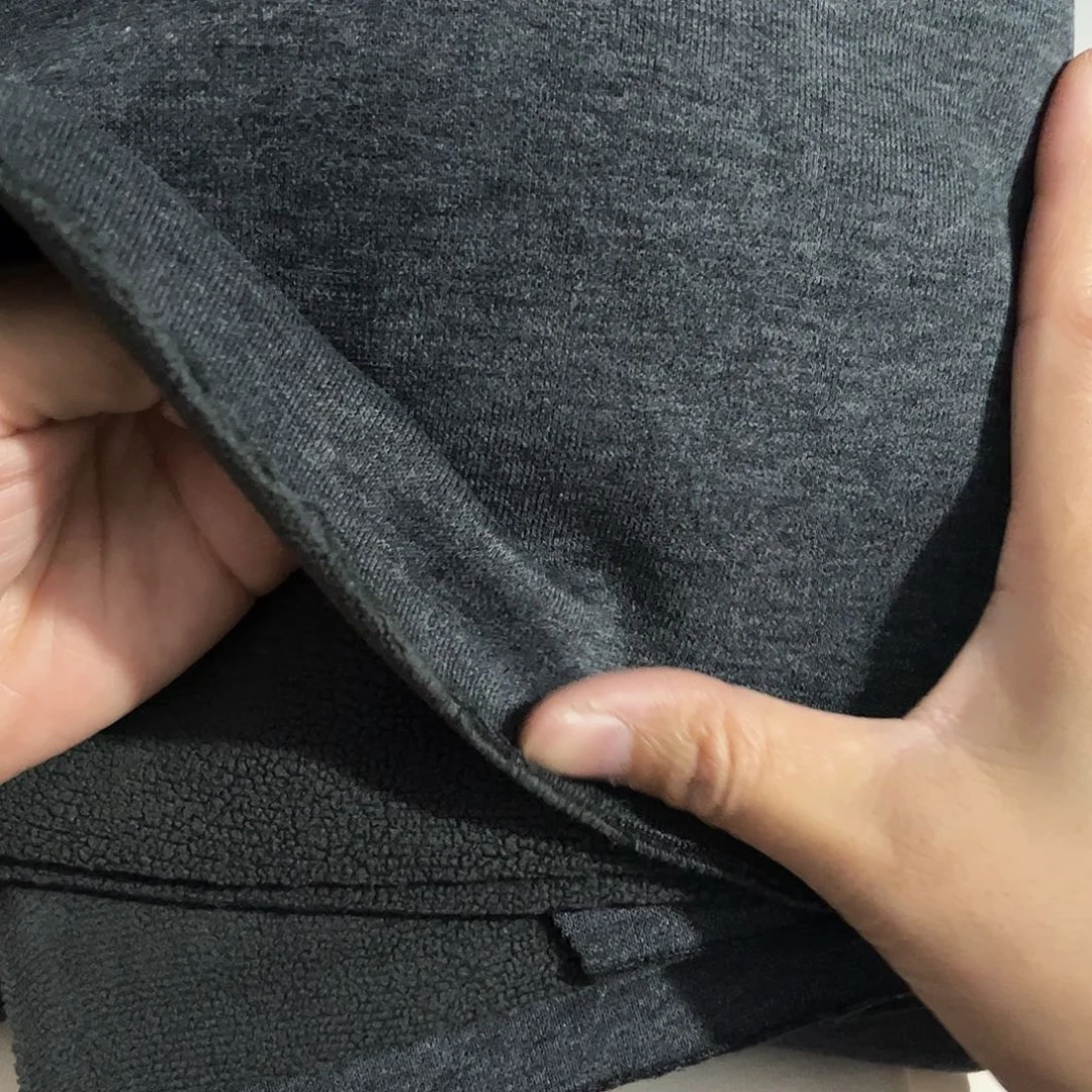 深花灰色奥利绒1.8×2米长带螺纹