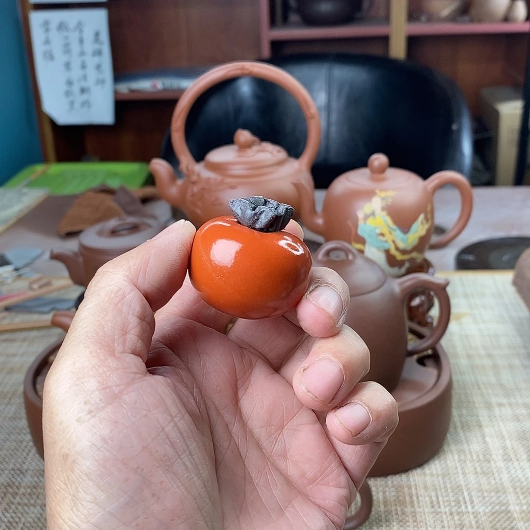 紫砂茶宠黄龙山原矿紫泥料
