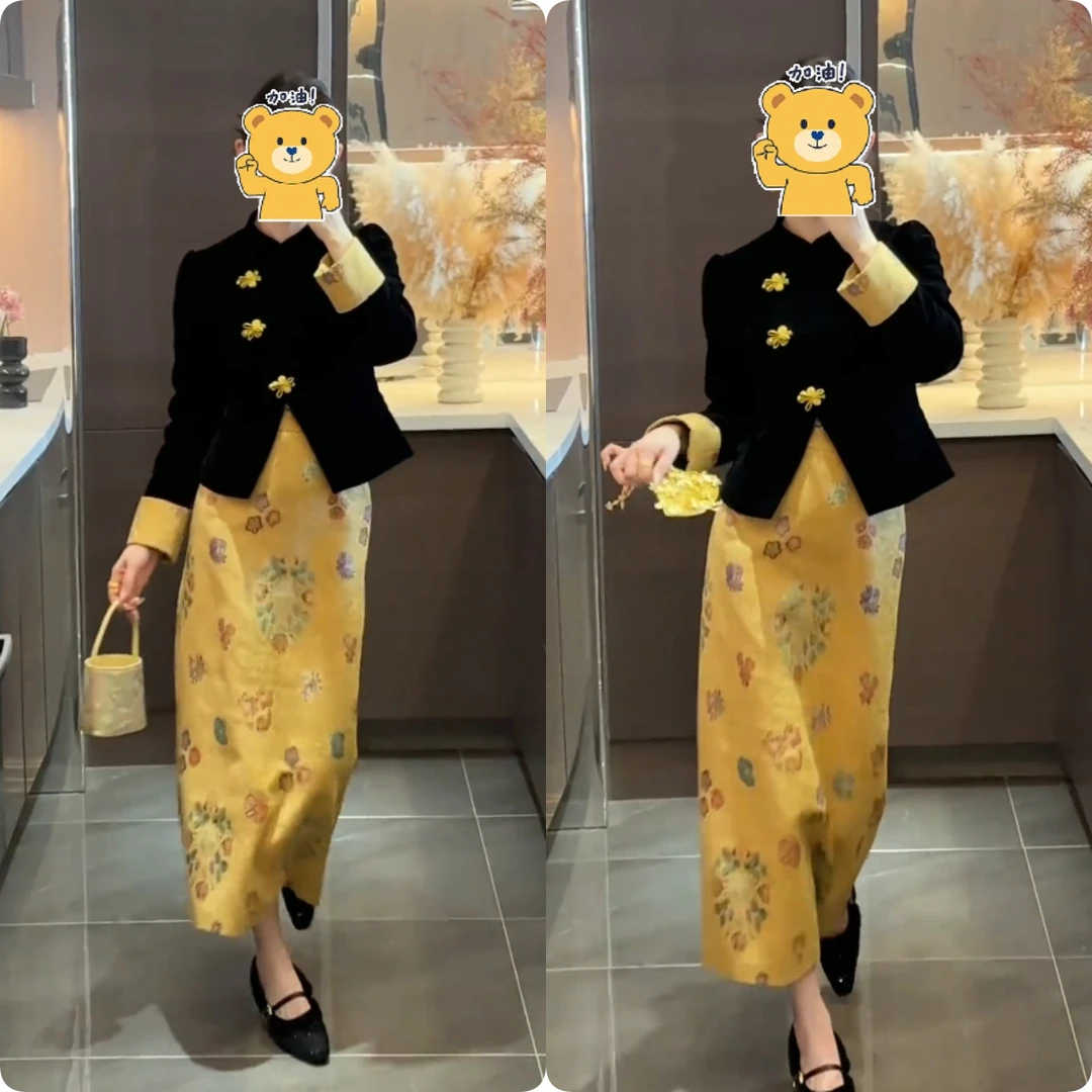 2025秋季新款时尚修身显瘦款女气质网红洋气套装百搭款G6661