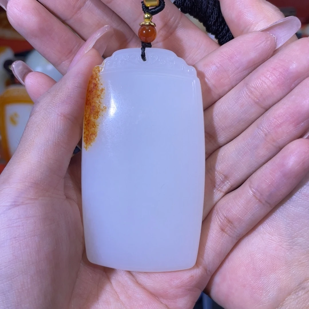 鵬***和田玉未镶嵌挂件