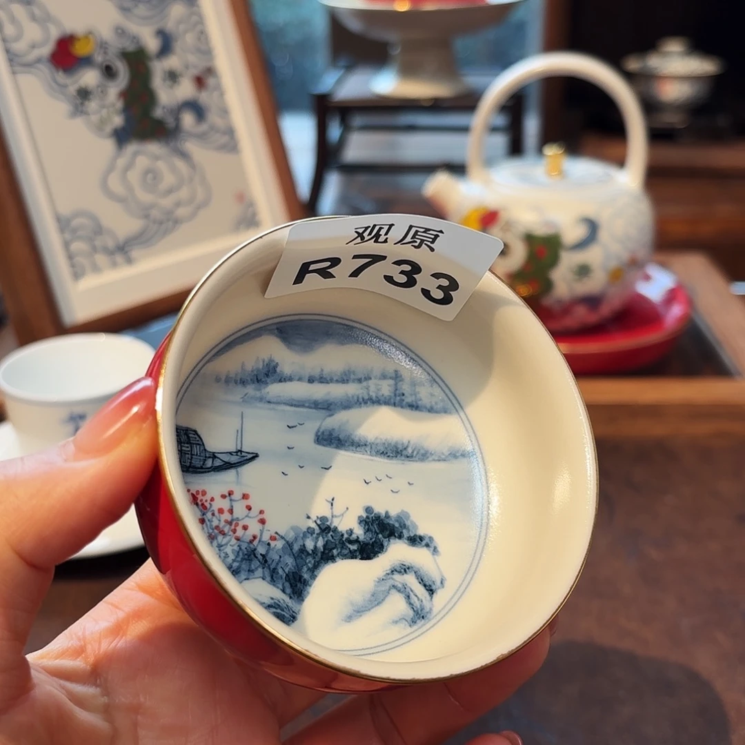 瓷片陶瓷景德观原观原