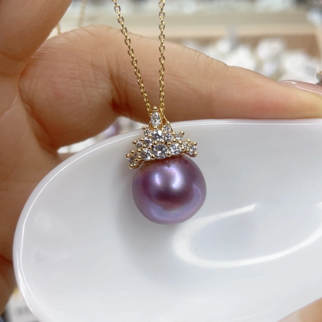 淡水珍珠未镶嵌吊坠(赠链)