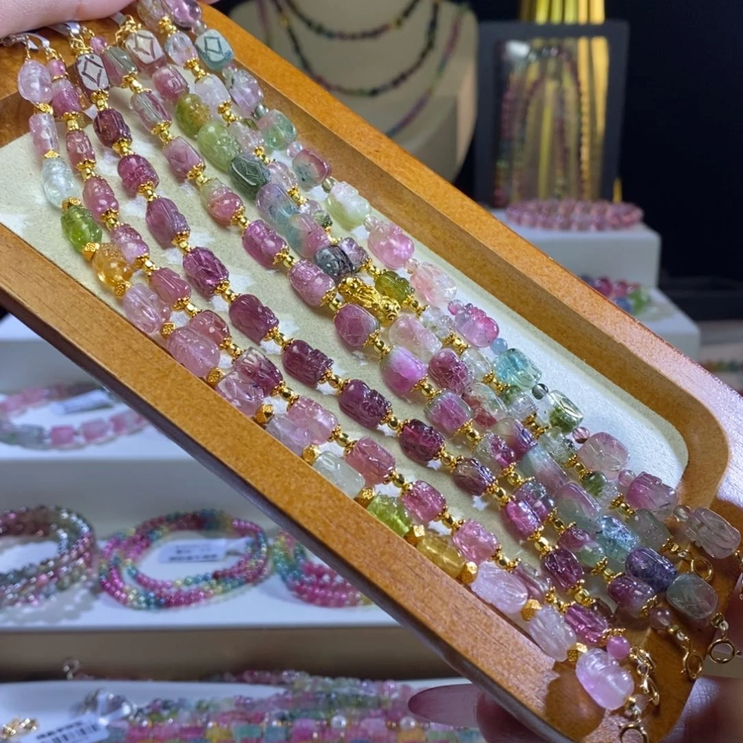 碧玺手链未镶嵌貔貅 多样发一