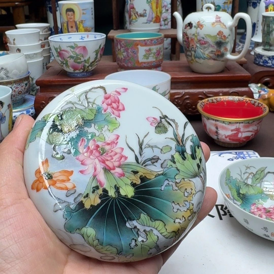 景德镇手工手绘展示