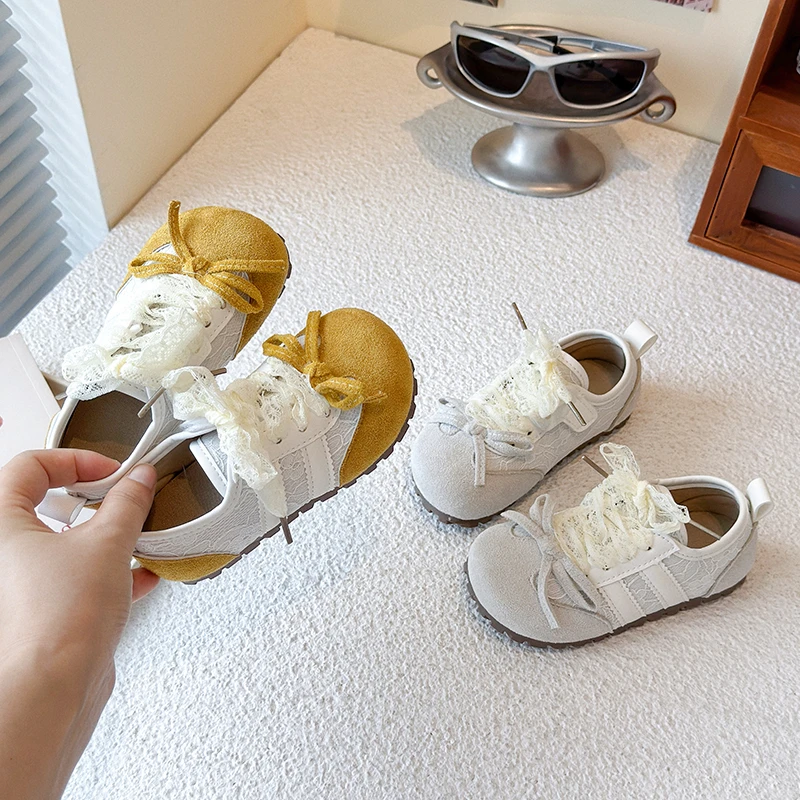 女童2025新款儿童秋季单鞋软底小女孩德训鞋防滑芭蕾运动鞋3051