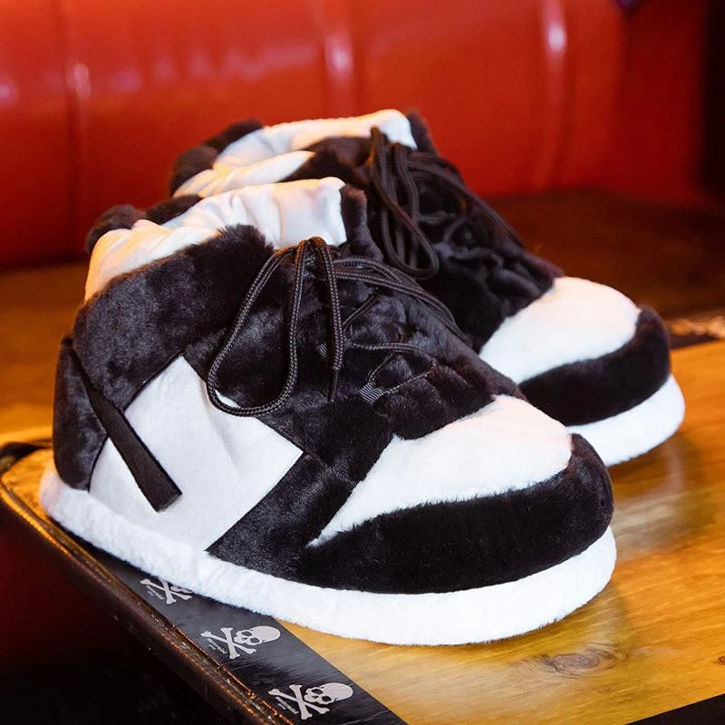 网红搞怪棉鞋抖音恶搞锥胖胖棉拖鞋男女情侣室内居家地板毛绒鞋