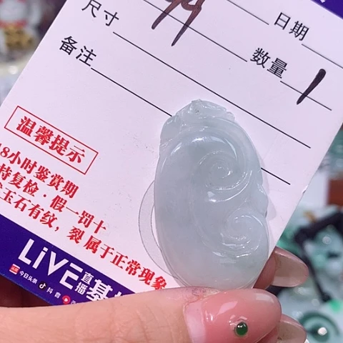 颈饰未镶嵌翡翠如意