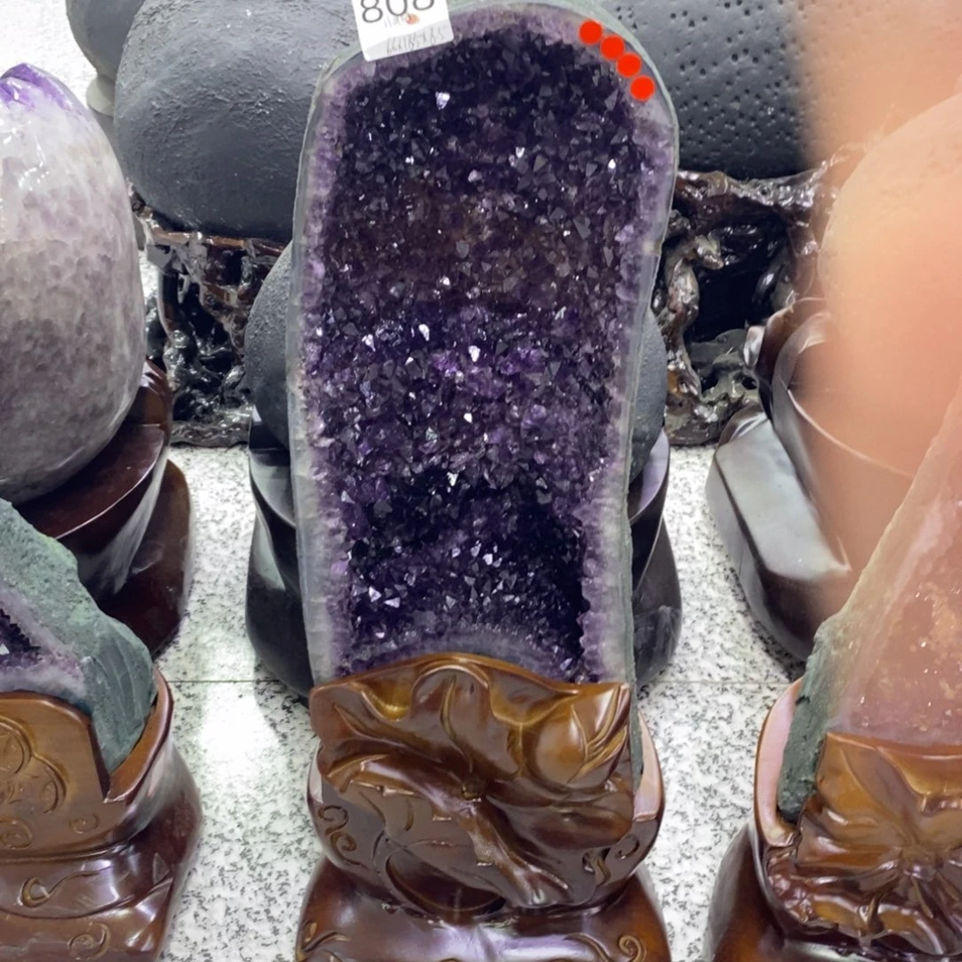 紫晶珠宝半成品未镶嵌808