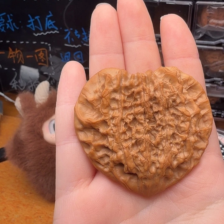 就***…吊坠文玩核桃桃心扁扁核桃