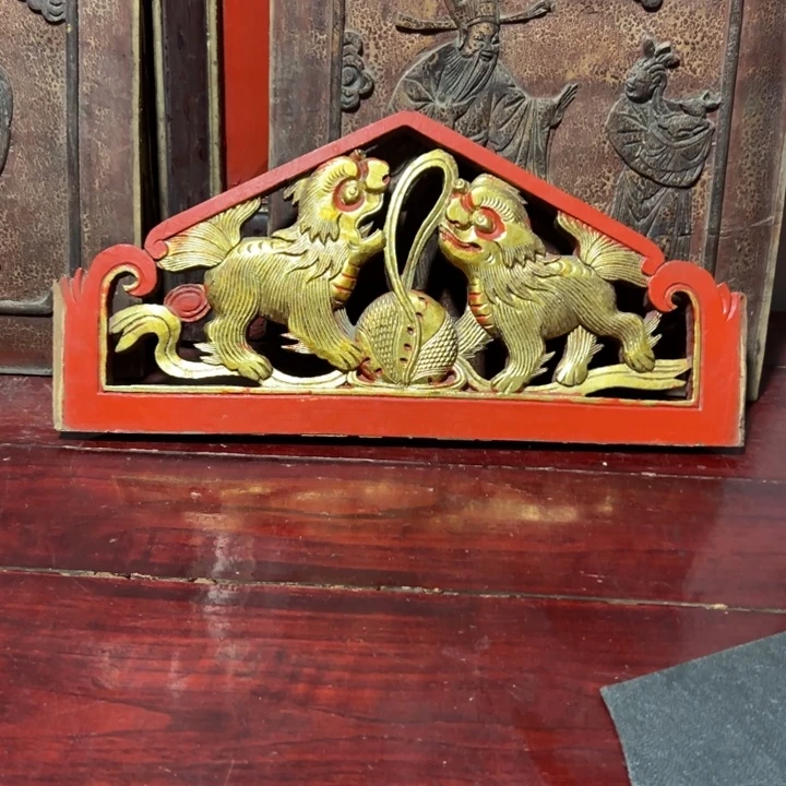 佛***灯木木雕工艺品摆件