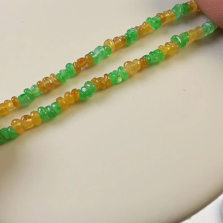 翡翠未镶嵌手链小串串手链